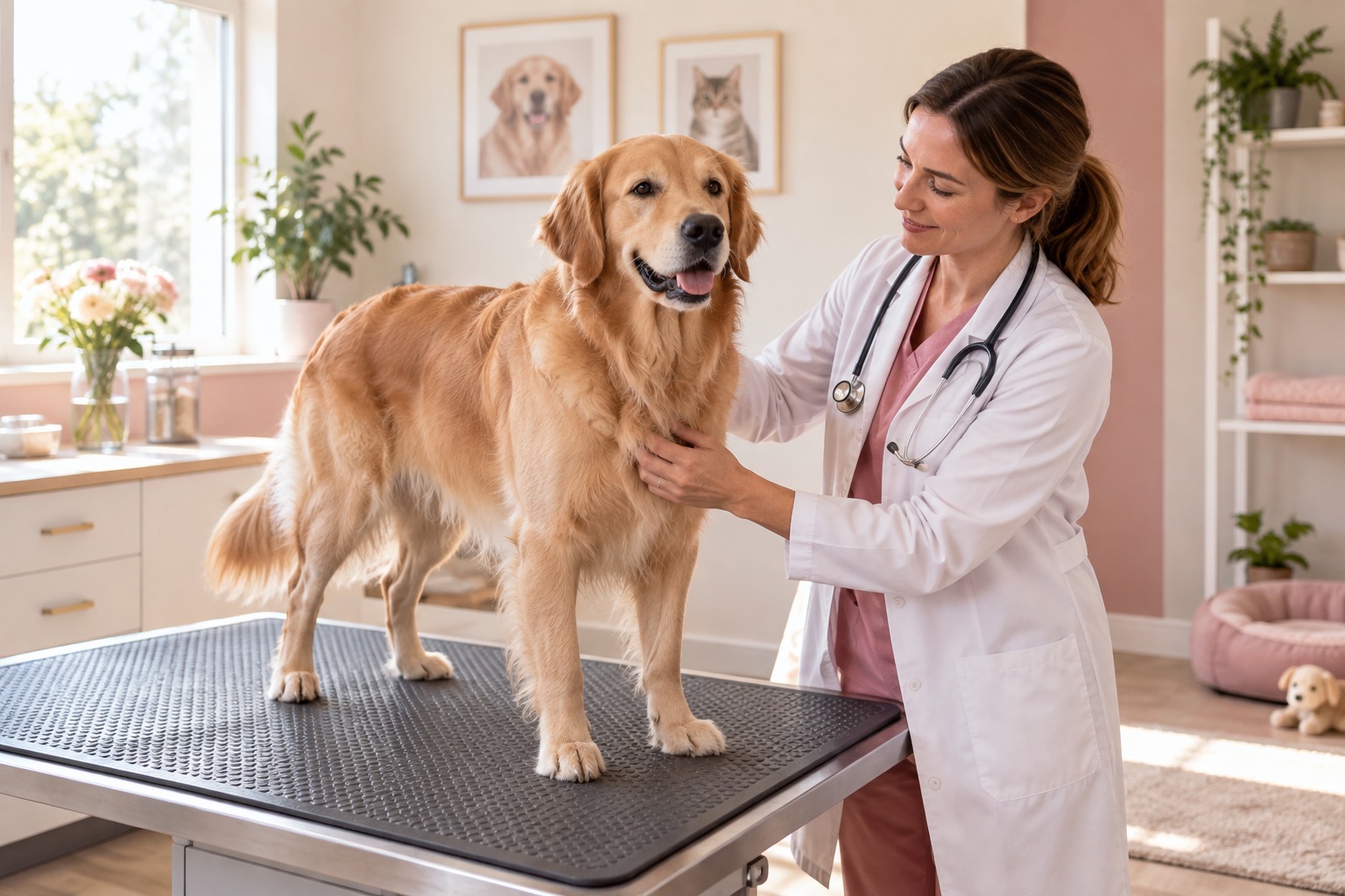 A veterinary check